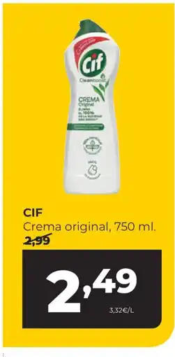 Alimerka CIF Crema original oferta