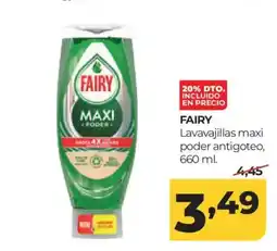 Alimerka FAIRY Lavavajillas maxi poder antigoteo oferta