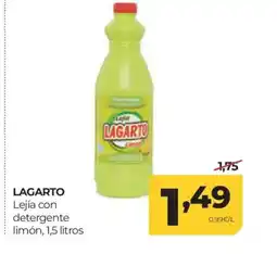 Alimerka LAGARTO Lejía con detergente limón oferta