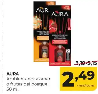 Alimerka AURA Ambientador azahar o frutas del bosque oferta