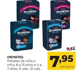 Alimerka DRYNITES Pañales de niña o niño oferta