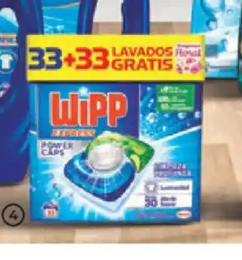 WIPP EXPRESS Detergente en gel azul o limpio y liso, 40 lavados