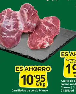 Supermercados MAS Carrilladas de cerdo blanco oferta