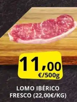 Supermercados MAS Lomo ibérico fresco oferta