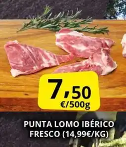 Supermercados MAS Punta lomo ibérico fresco oferta