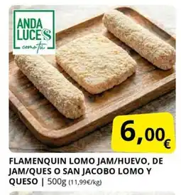 Supermercados MAS Flamenquin lomo jam/huevo, de jam/ques o san jacobo lomo y queso oferta