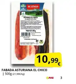 Supermercados MAS EL CHICO Fabada asturiana oferta