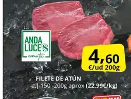 Supermercados MAS Filete de atún oferta