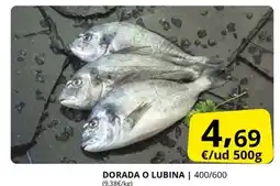 Supermercados MAS Dorada o lubina oferta