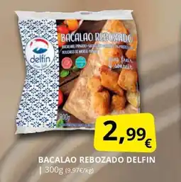 Supermercados MAS DELFIN Bacalao rebozado oferta