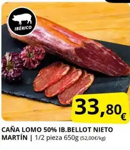 Supermercados MAS Caña lomo 50% ib.bellot nieto martín oferta