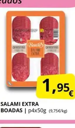Supermercados MAS BOADAS Salami extra oferta
