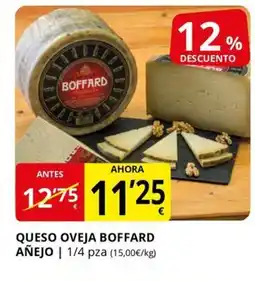 Supermercados MAS Queso oveja boffard añejo oferta