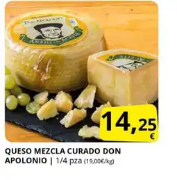 Supermercados MAS DON APOLONIO Queso mezcla curado oferta