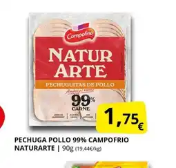 Supermercados MAS Pechuga pollo 99% campofrio naturarte oferta