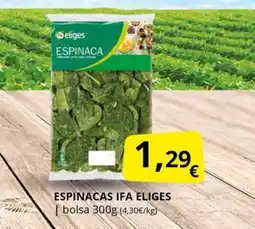 Supermercados MAS IFA ELIGES Espinacas oferta