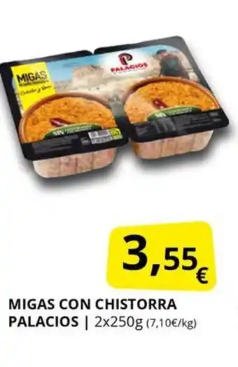 Supermercados MAS Migas con chistorra palacios oferta