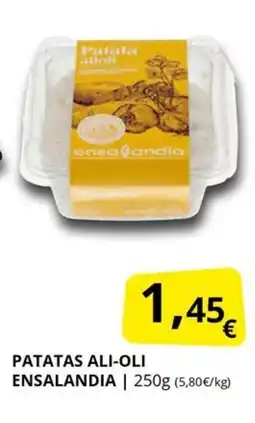 Supermercados MAS ENSALANDIA Patatas ali-oli oferta