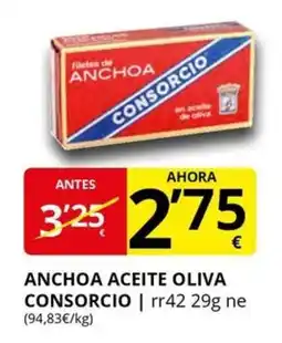 Supermercados MAS CONSORCIO Anchoa aceite oliva oferta
