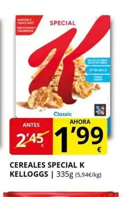 Supermercados MAS KELLOGGS Cereales special k oferta