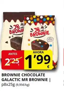Supermercados MAS Brownie chocolate galactic mr brownie oferta