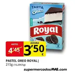 Supermercados MAS ROYAL Pastel oreo oferta