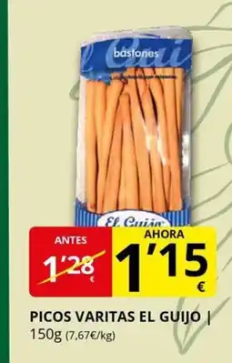 Supermercados MAS EL GUIJO Picos varitas oferta