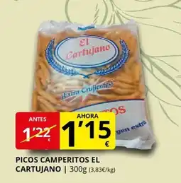 Supermercados MAS EL CARTUJANO Picos camperitos oferta