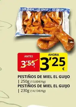 Supermercados MAS EL GUIJO Pestiños de miel oferta
