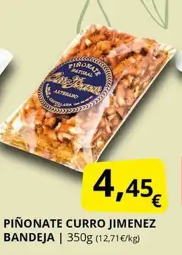 Supermercados MAS Piñonate curro jimenez bandeja oferta