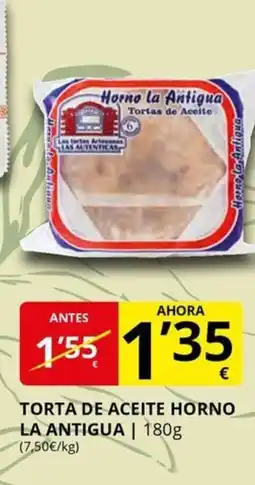 Supermercados MAS LA ANTIGUA Torta de aceite horno oferta
