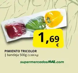 Supermercados MAS Pimiento tricolor oferta
