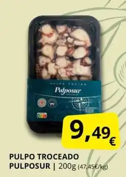 Supermercados MAS PULPOSUR Pulpo troceado oferta