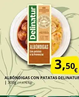 Supermercados MAS DELINATUR Albóndigas con patatas oferta