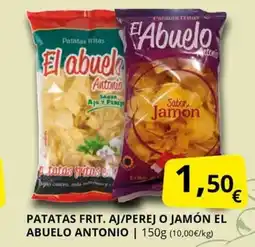 Supermercados MAS EL ABUELO ANTONIO Patatas frit. aj/perej o jamón oferta