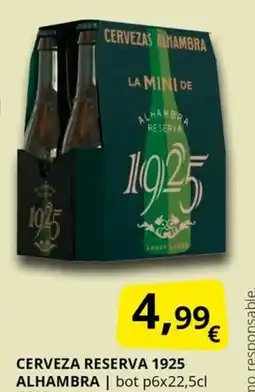 Supermercados MAS 1925 ALHAMBRA Cerveza reserva oferta