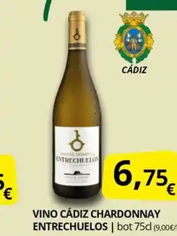 Supermercados MAS ENTRECHUELOS Vino cádiz chardonnay oferta