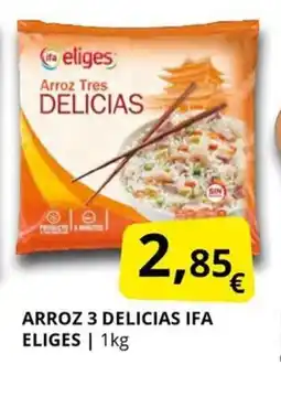 Supermercados MAS IFA ELIGES Arroz 3 delicias oferta
