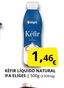 Supermercados MAS IFA ELIGES Kéfir líquido natural oferta