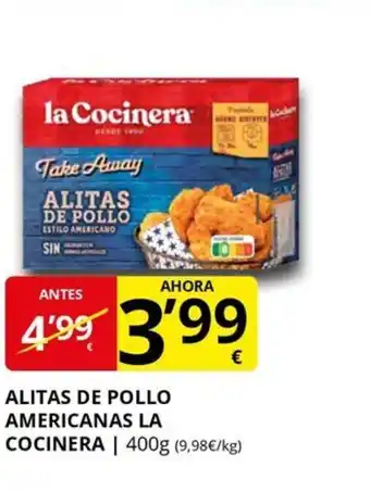 Supermercados MAS LA COCINERA Alitas de pollo americanas oferta