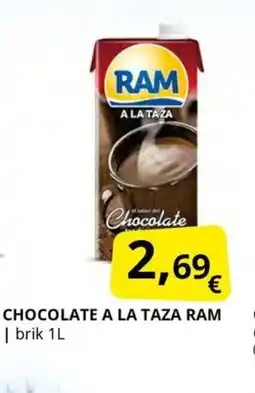 Supermercados MAS RAM Chocolate a la taza oferta