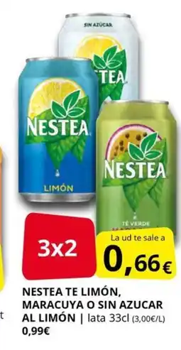 Supermercados MAS NESTEA Te limón, maracuya o sin azucar al limón oferta