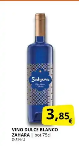 Supermercados MAS ZAHARA Vino dulce blanco oferta