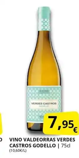 Supermercados MAS Vino valdeorras verdes castros godello oferta