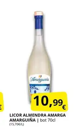 Supermercados MAS AMARGUIÑA Licor almendra amarga oferta