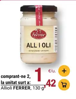 BonpreuEsclat FERRER Allioli oferta