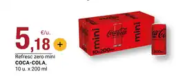 BonpreuEsclat COCA-COLA Refresc zero mini oferta