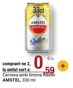 BonpreuEsclat AMSTEL Cervesa amb limona Radler oferta