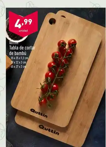 ALDI Outtin Tabla De Cortar De Bambú oferta
