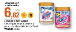 BonpreuEsclat VANISH Llevataques en pols original o per a roba blanca Oxi Action Gold oferta